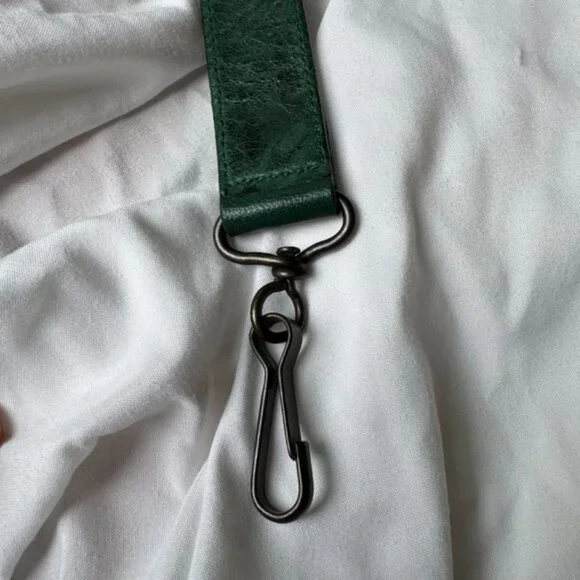 Auth F/W 2007 Balenciaga Pine Green Chevre Agneau City Shoulder Bag - Picture 7 of 16